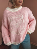 Sports Club Varsity Knit Sweater
