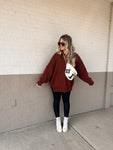 The Frankie Ribbed Sweater | Rust