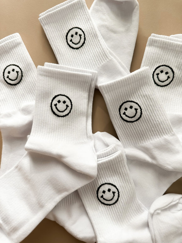 Stay Smiley Crew Socks